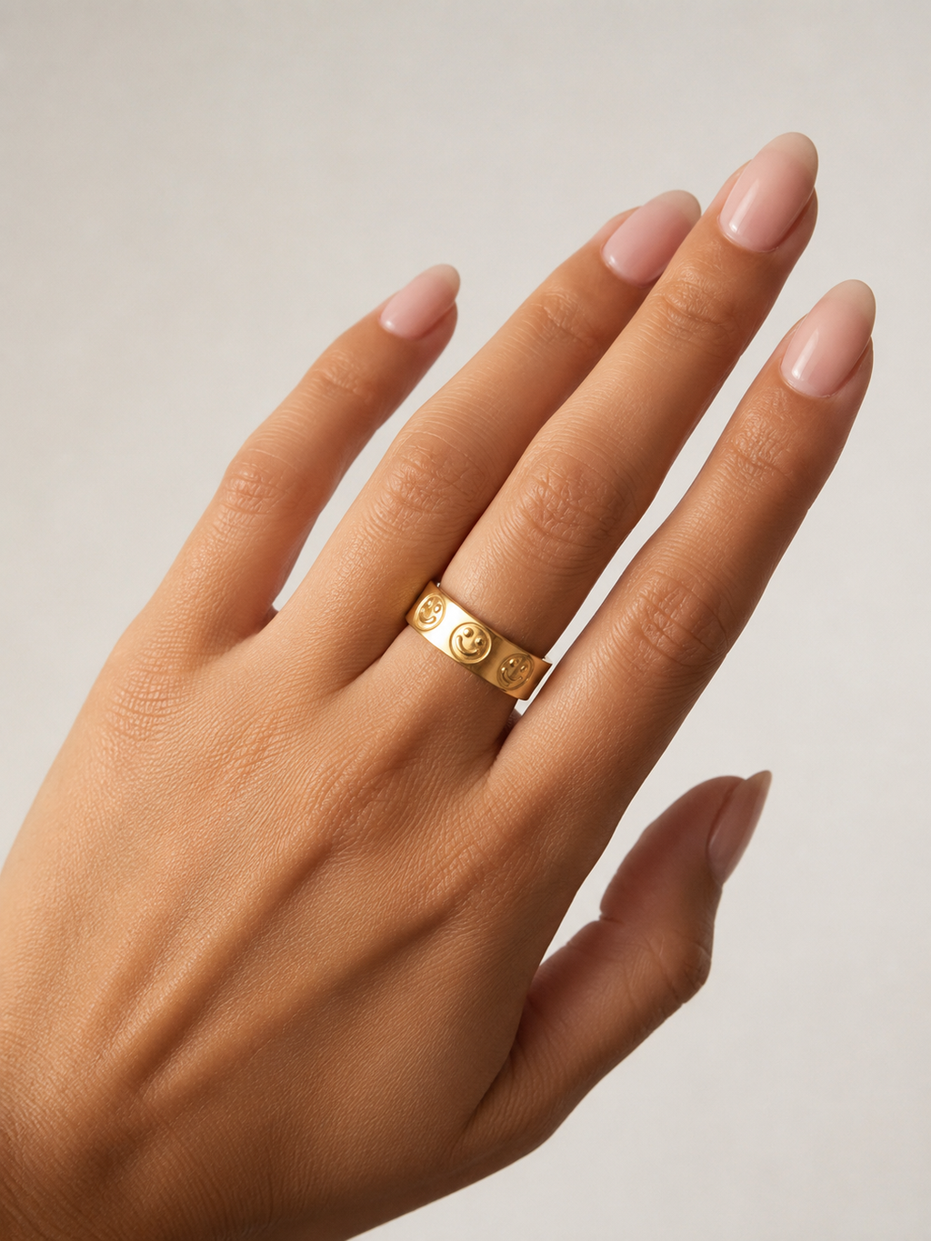 SMILE - Ring - Gold