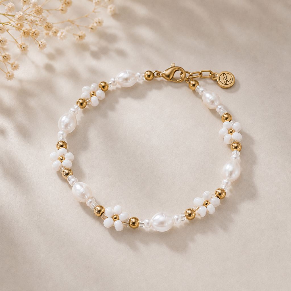 DAISY IVORY- Armband