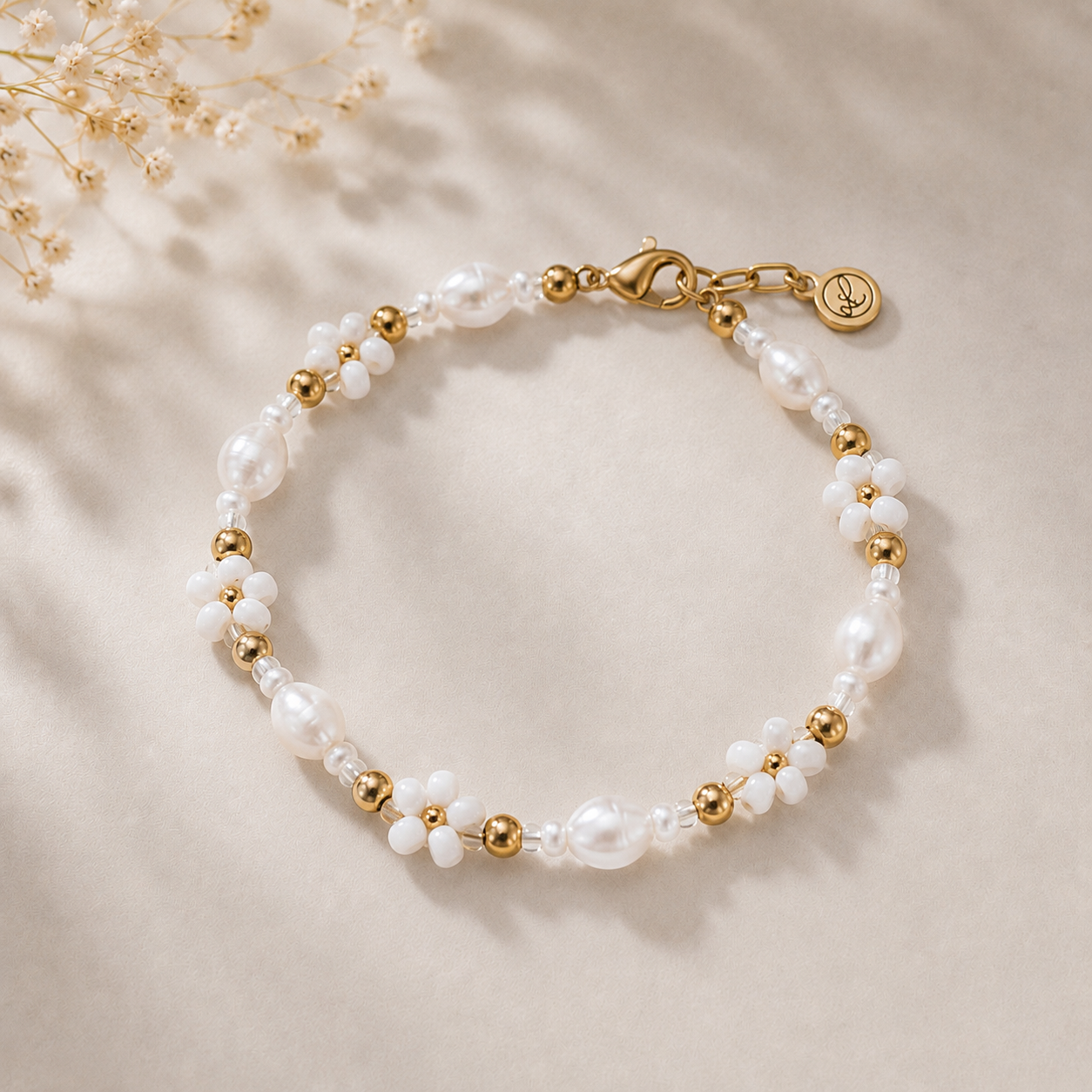 DAISY IVORY- Armband