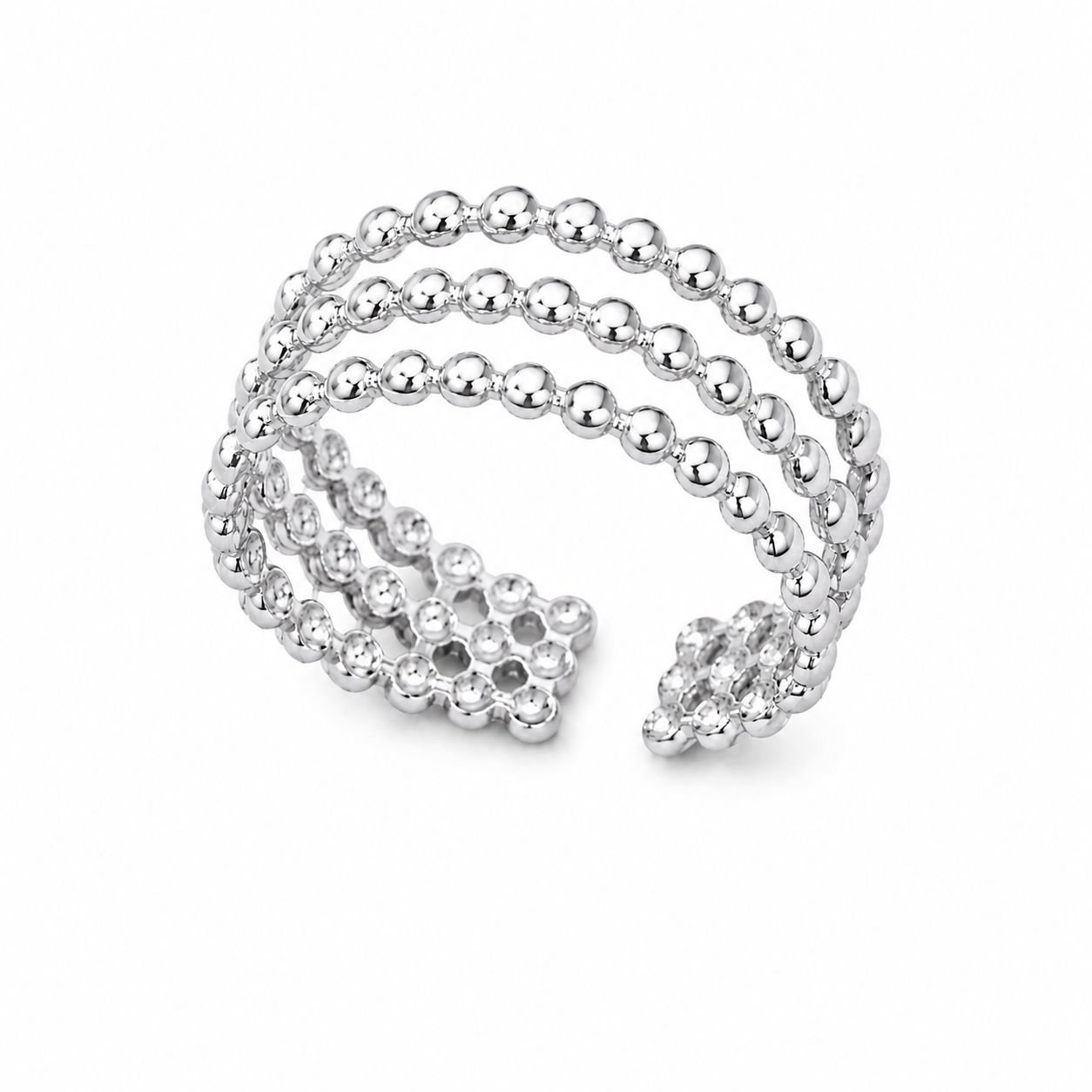 DOTS - Ring - Silber