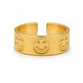 SMILE - Ring - Gold