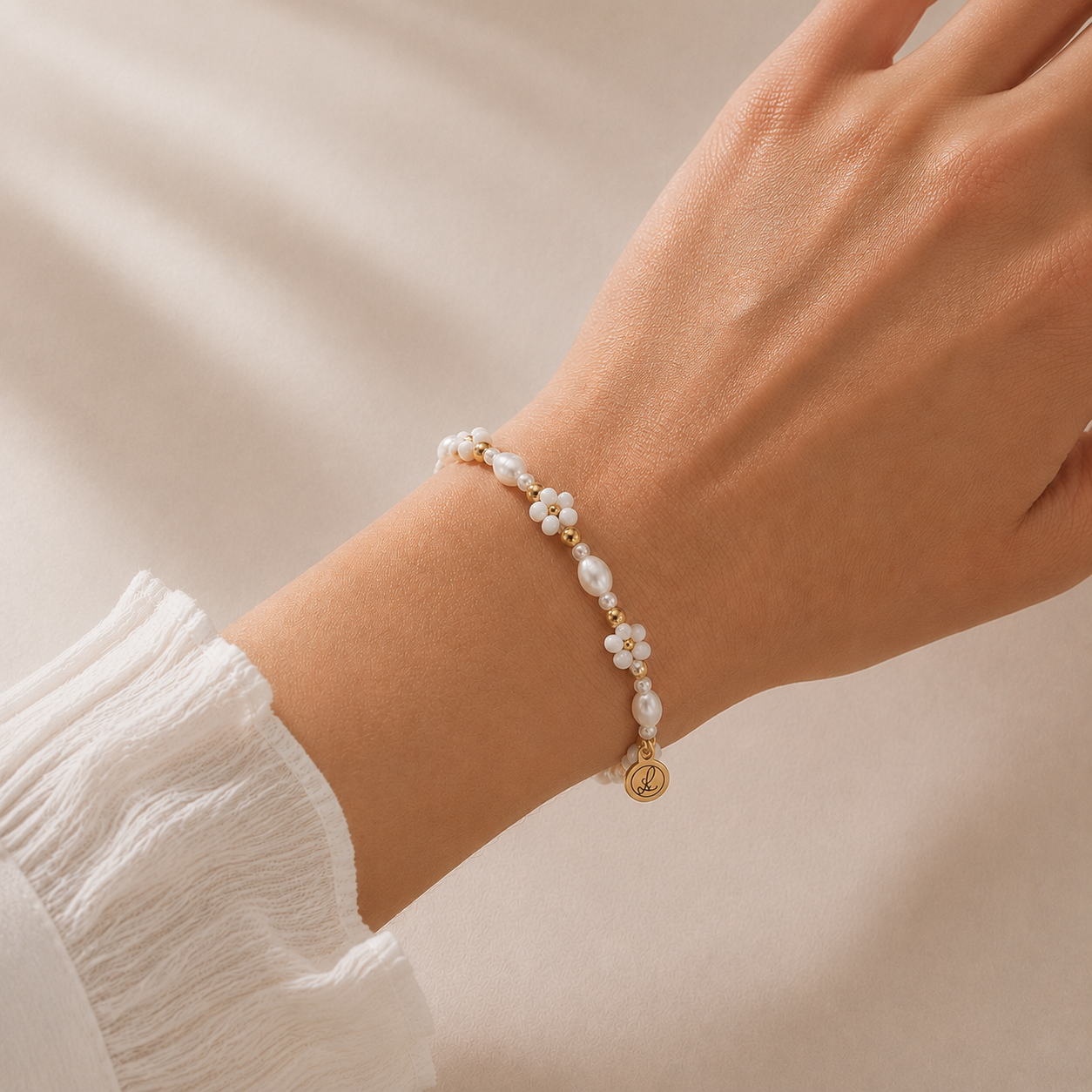 DAISY IVORY- Armband
