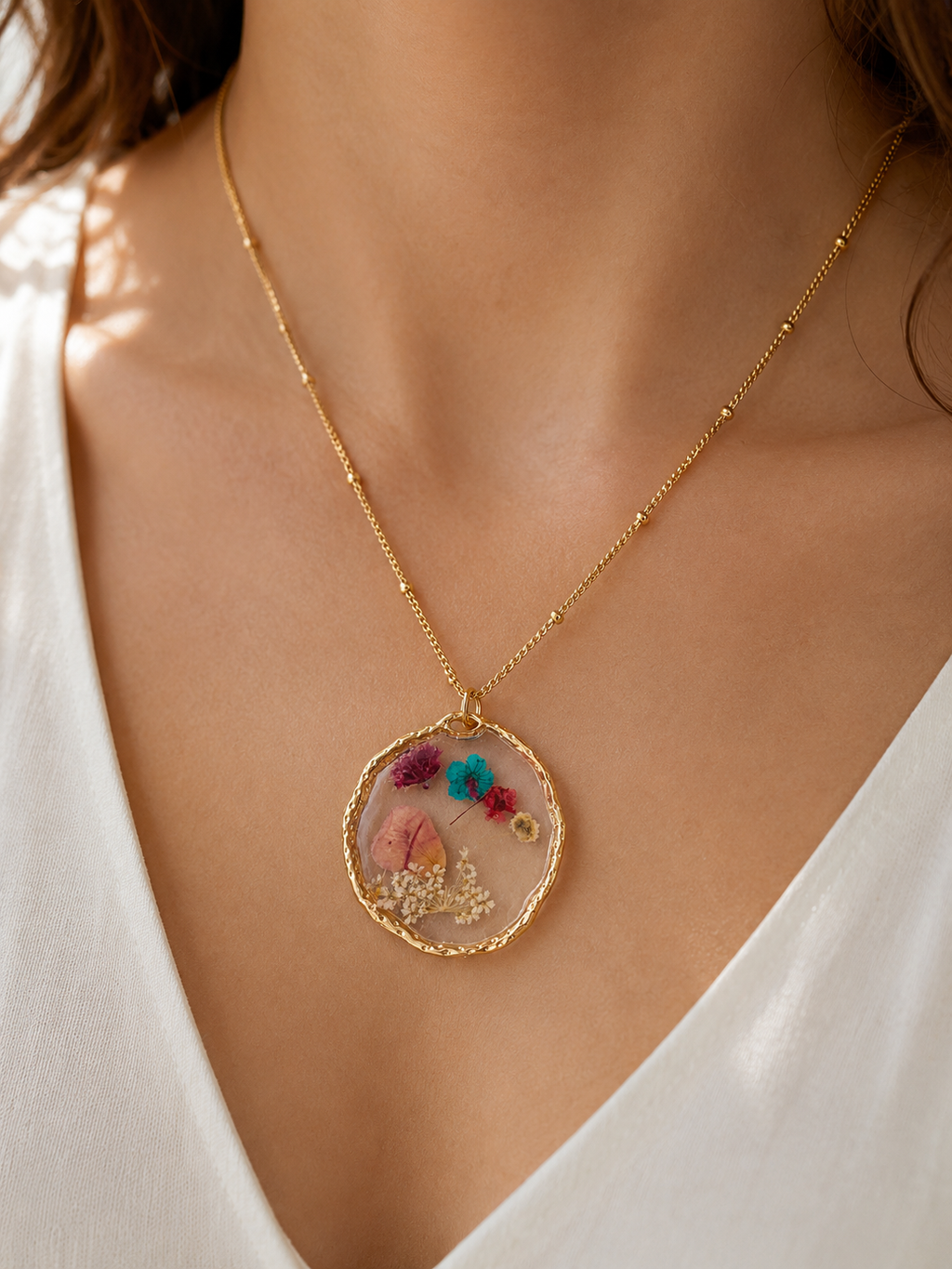 FLORA - Halskette - Gold