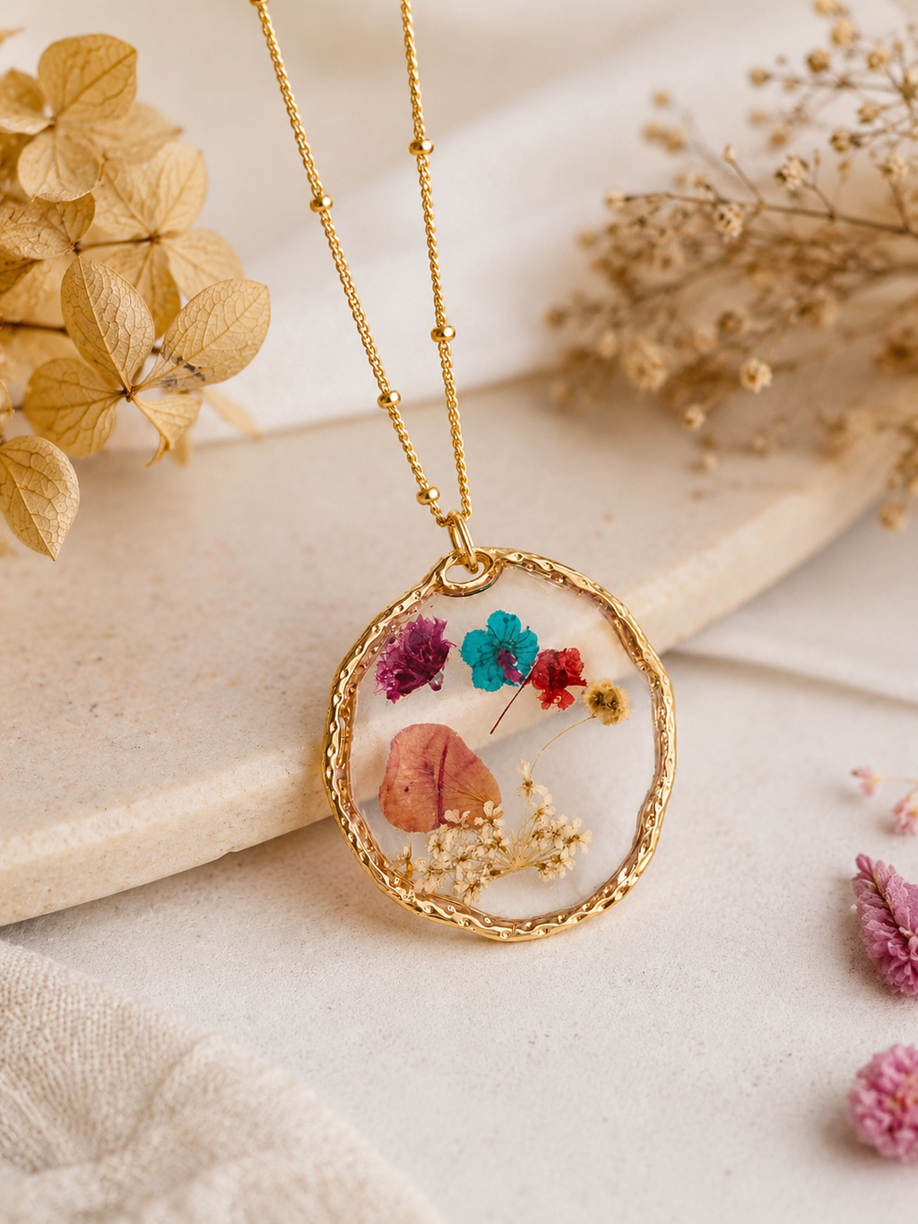 FLORA - Halskette - Gold