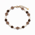 DAISY BROWN PEARL - Armband