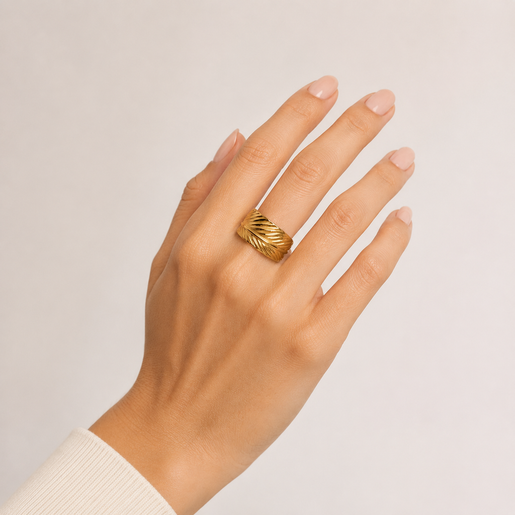 LEAF - Ring - Gold