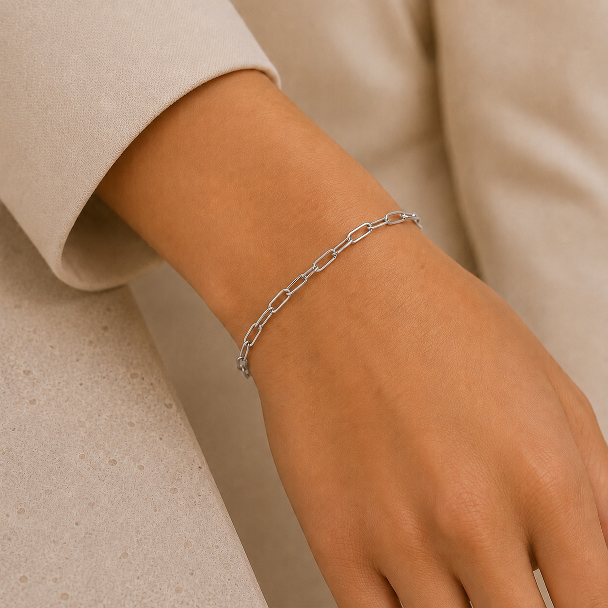 LÊA - Armband - Silber