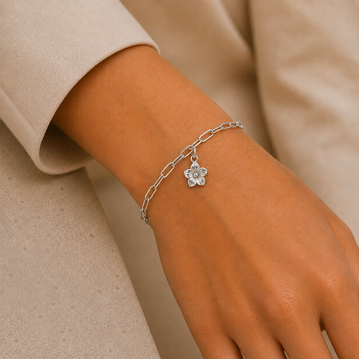 LÊA - Armband - Silber