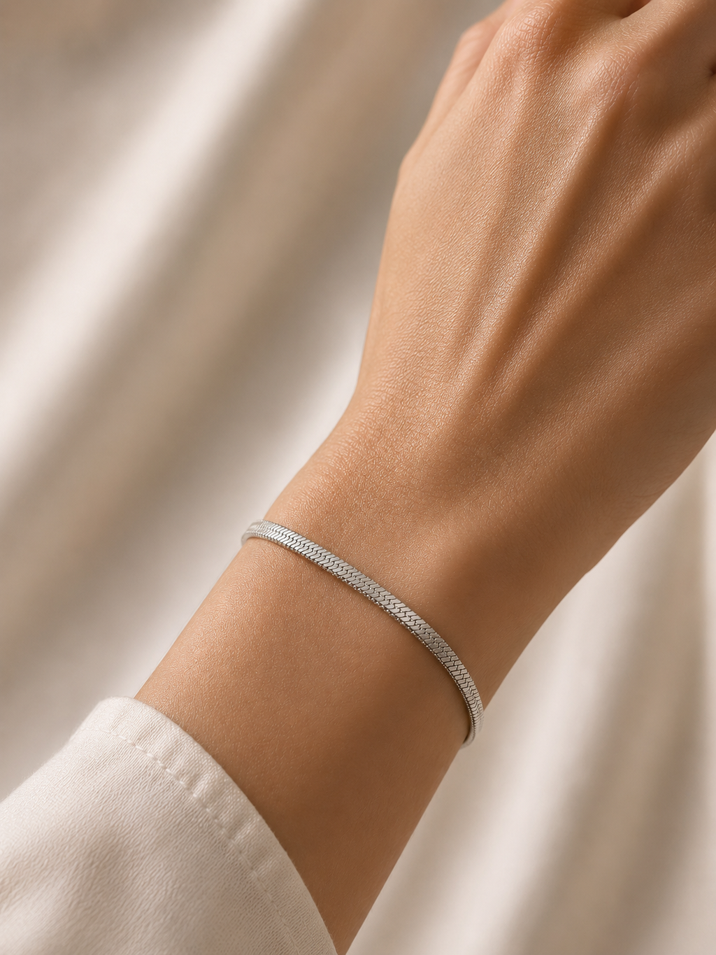 SNAKEY - Armband - Silber